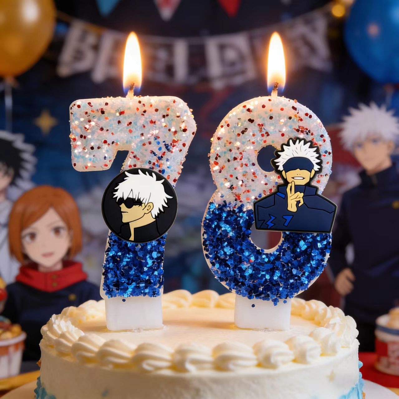 Supplies Of Candle - Anime Jujutsu Kaisen Birthday Candle Satoru