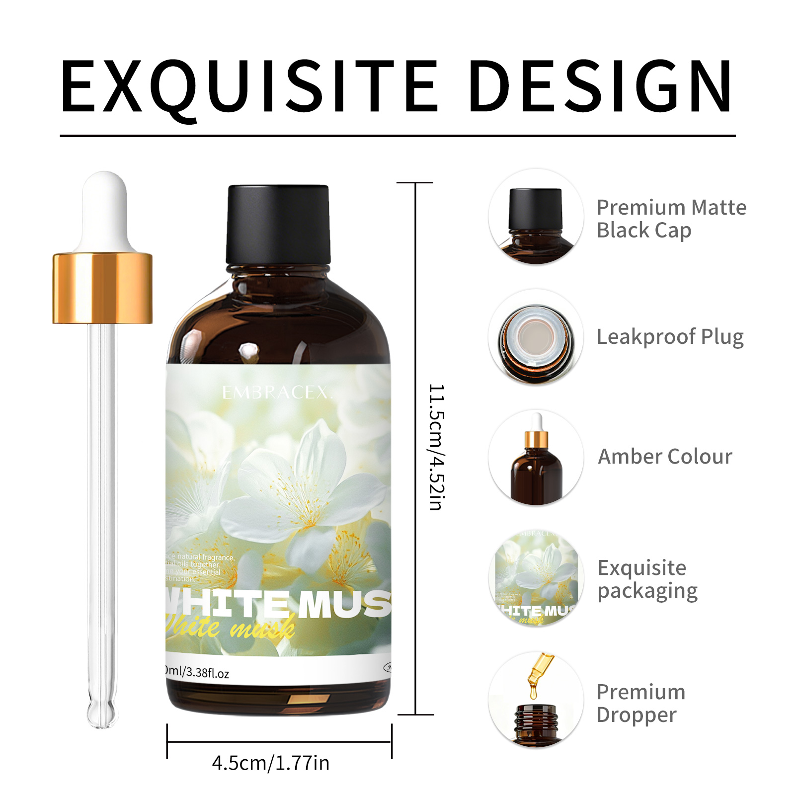100ml White Musk Natural Plant - Candle Making Supplies Fragrance Oils 评论和价格