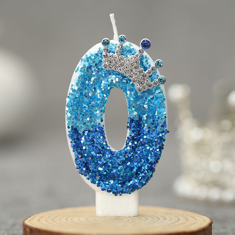 Creative Peacock Blue Crown Di - Supplies Of Candle 评论和价格