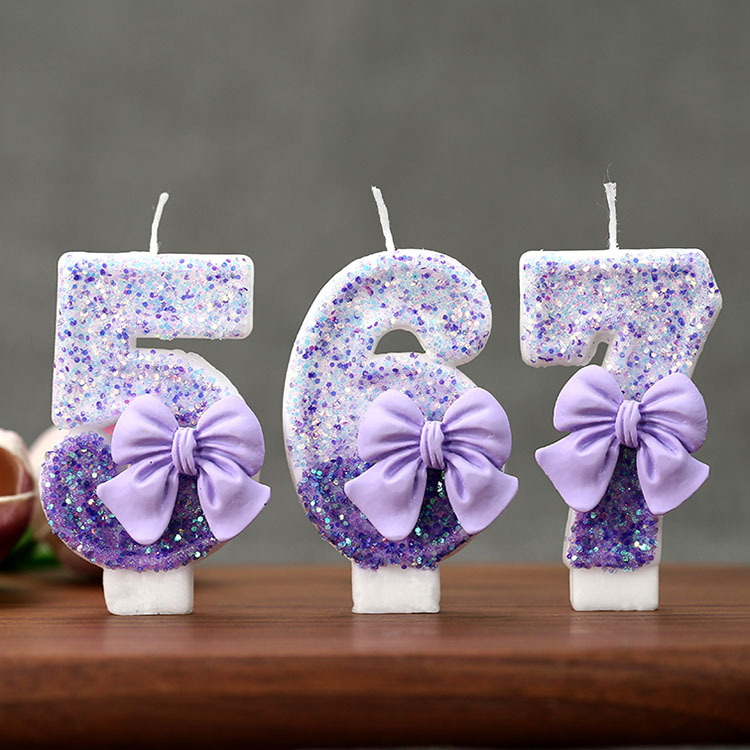 Creative Glitter Gradual Purpl - Supplies Of Candle 评论和价格