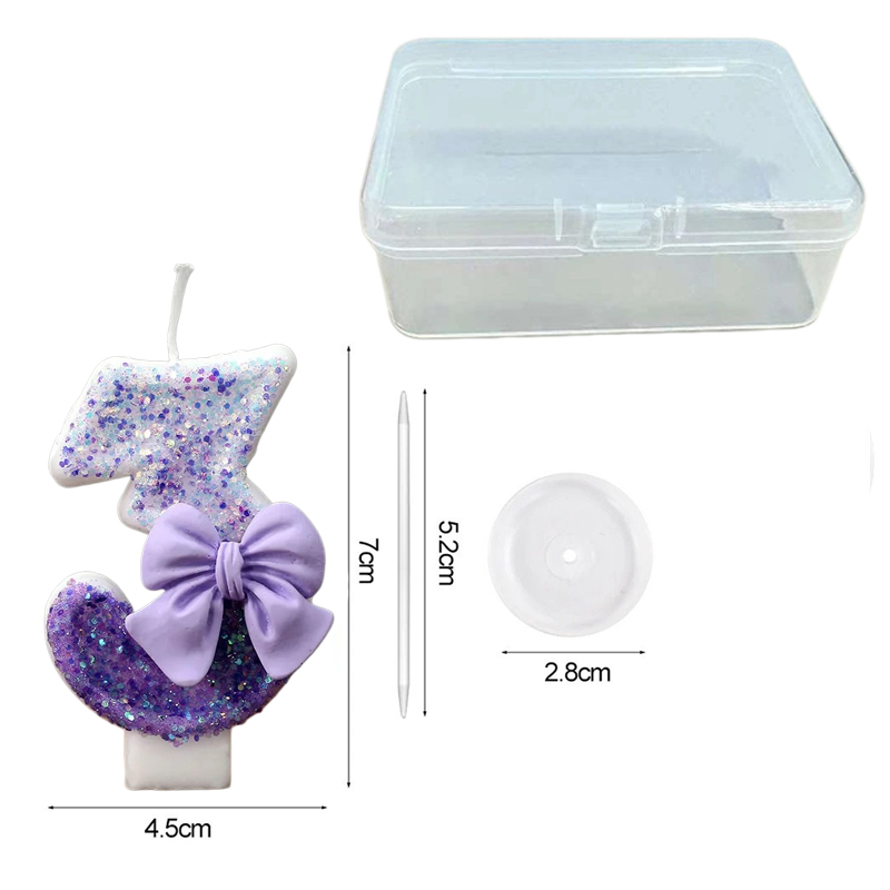 Creative Glitter Gradual Purpl - Supplies Of Candle 评论和价格