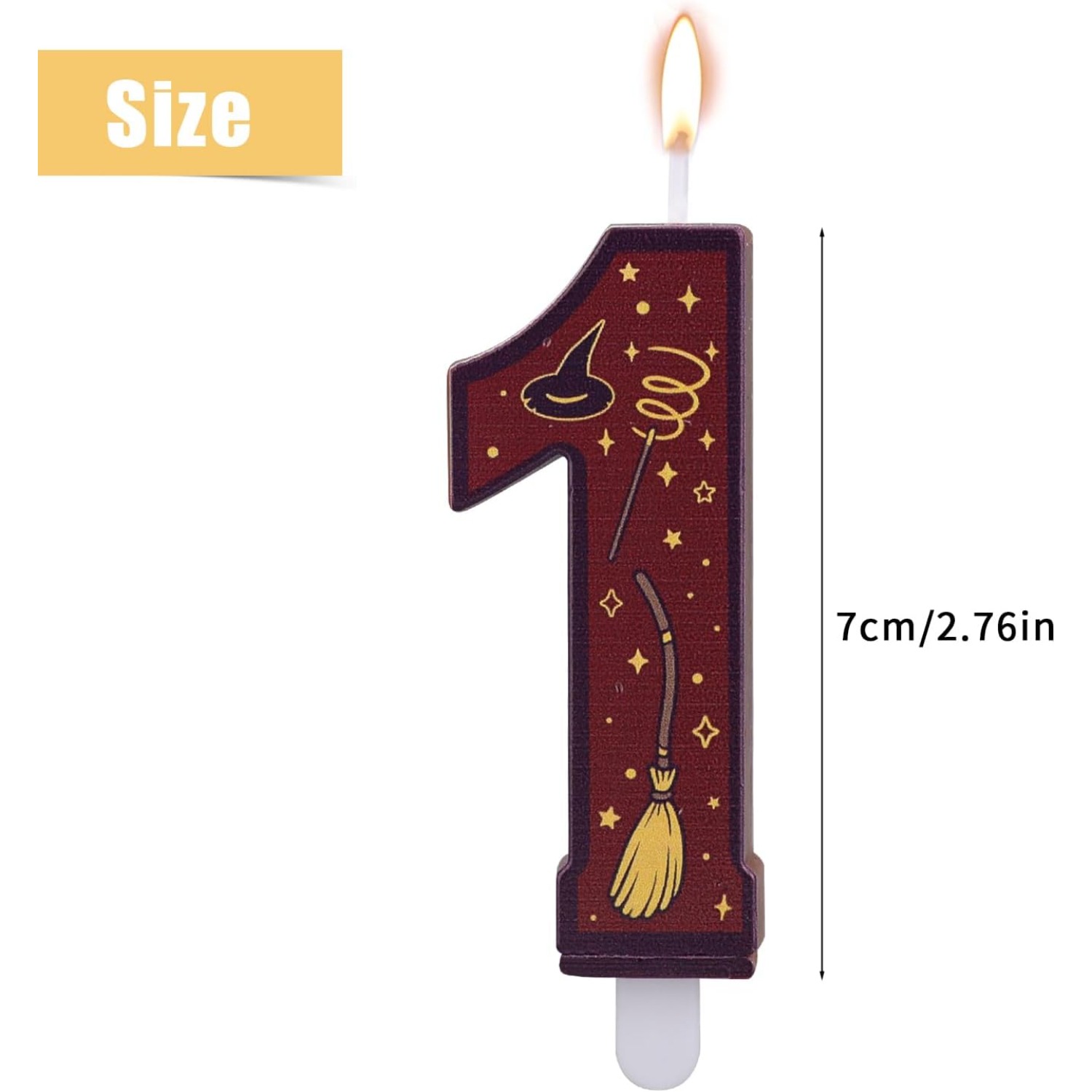 1 Set Number 0-9 Magical Theme - Supplies Of Candle 评论和价格
