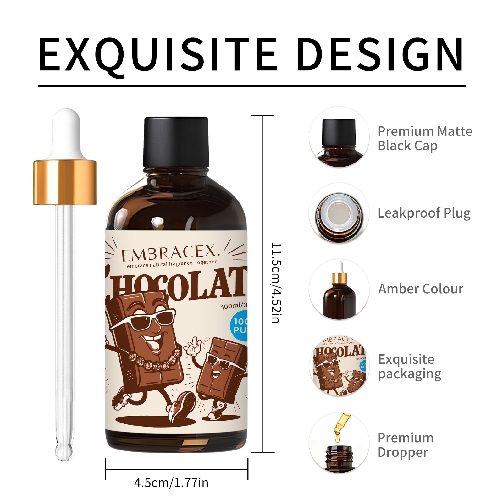 100ml Chocolate Essential Oil  - Candle Making Supplies Fragrance Oils 评论和价格